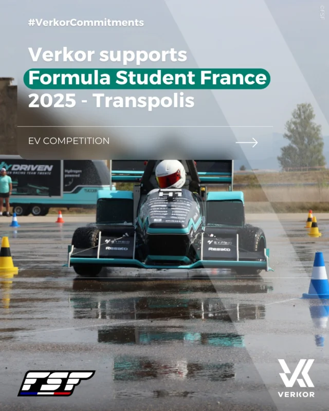 #VerkorCommitments
🚗Nous sommes fiers d’annoncer notre participation en tant que sponsor officiel à l’édition 2025 de @formula_student_france

🔎Qu'est-ce que le Formula Student France ?
Formula Student France 2025 est un concours d'ingénierie dans lequel des étudiants conçoivent, fabriquent et testent des voitures monoplaces électriques, hydrogènes ou autonomes. Sur le site de Transpolis, des équipes d'étudiants européens s'affrontent dans des défis techniques et dynamiques qui allient innovation, performance et esprit d'équipe.

💡Quel est l'objectif de cette compétition ?
Permettre aux futurs ingénieurs de mettre leurs connaissances en pratique à travers des défis techniques concrets couvrant l'ensemble du cycle de vie industriel d'un véhicule, de la conception aux essais sur piste.

🤝Pourquoi Verkor sponsorise le FSF25 ?
Notre but est de soutenir les talents en ingénierie et d'encourager l'innovation dans le domaine de la mobilité électrique. En soutenant une équipe d'étudiants, nous affirmons notre engagement à construire avec les jeunes générations un avenir technologique plus durable.

Du 26 au 31 août, venez nous rencontrer à Transpolis pour une semaine placée sous le signe de la performance, de l'audace et de l'innovation !

-

🚗We are proud to announce our participation as an official sponsor of the 2025 edition of @formula_student_france.

From 26 to 31 August, come and meet us at Transpolis for a week dedicated to performance, boldness and innovation!

#formulastudent #commitments #competition #engineering #FSF2025 #ingénierie #engagement #innovation #ev #batteries #mobility #mobilité